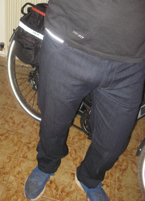 Image 1 from NIKOS of ALBERTO - Bike-B Eco Repel Denim - Cycling bottoms