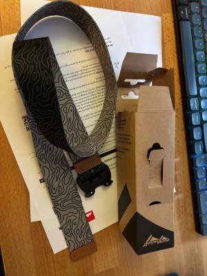 Image 1 from William of AustriAlpin - Textilgürtel Schwarz Cobra 38 - Belt