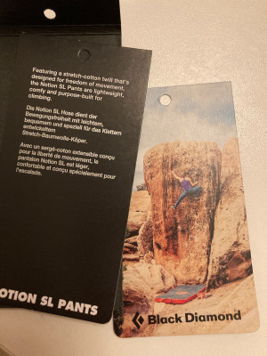 Image 6 from Adela of Black Diamond - Women's Notion SL Pants - Climbing trousers