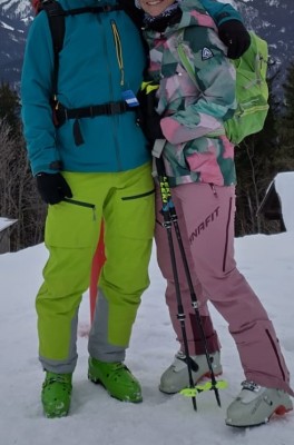 Image 1 from Julia of Dynafit - Women's Mercury 2 Dynastretch Pant - Ski touring trousers