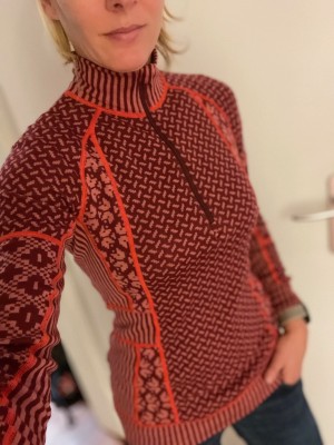 Image 1 from Gia of Kari Traa - Women's Smekker Half-Zip - Merino base layer