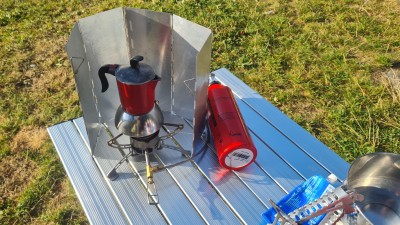 Image 1 from Bernhard of Origin Outdoors - Foldable Aluminium Windscreen